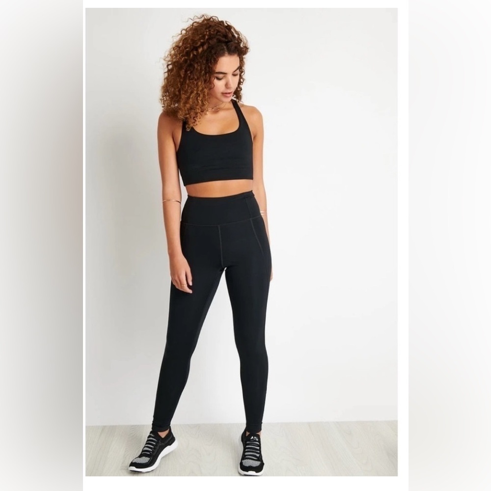 Girlfriend Collective Black High-Waisted Leggings